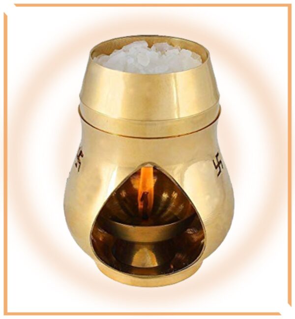 Brass Camphor Lamp - Image 3