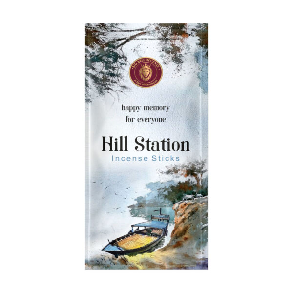 Hill Station Premium Zipper Pouch Agarbatti 120g