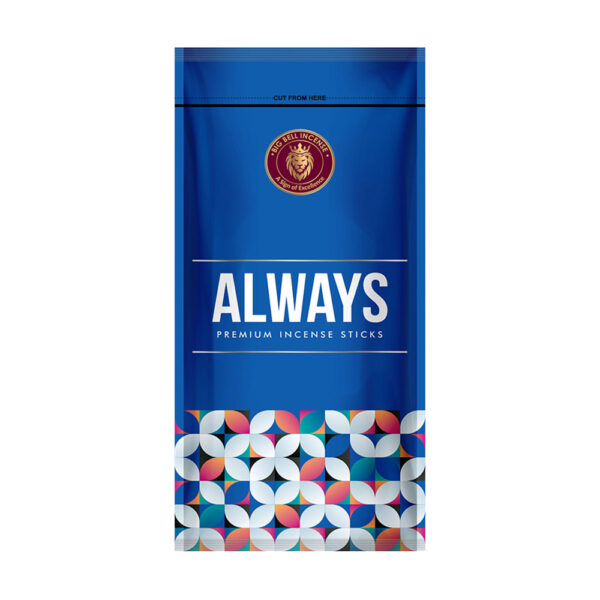Always Premium Zipper Pouch Agarbatti 120g