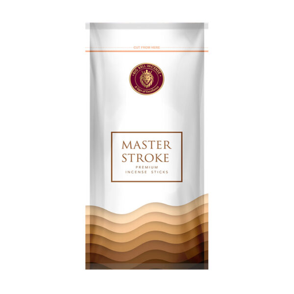 Master Stroke Premium Zipper Pouch Agarbatti 120g