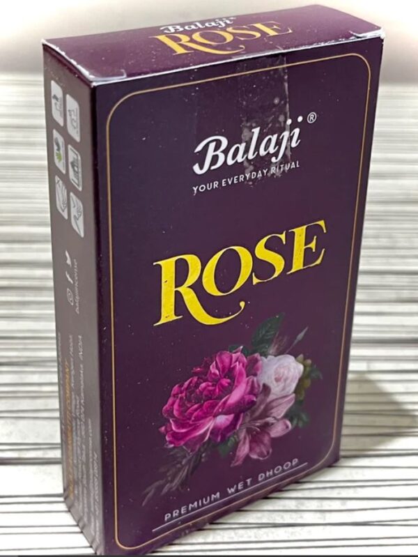 Balaji ROSE Premium Wet Dhoop Sticks 10N